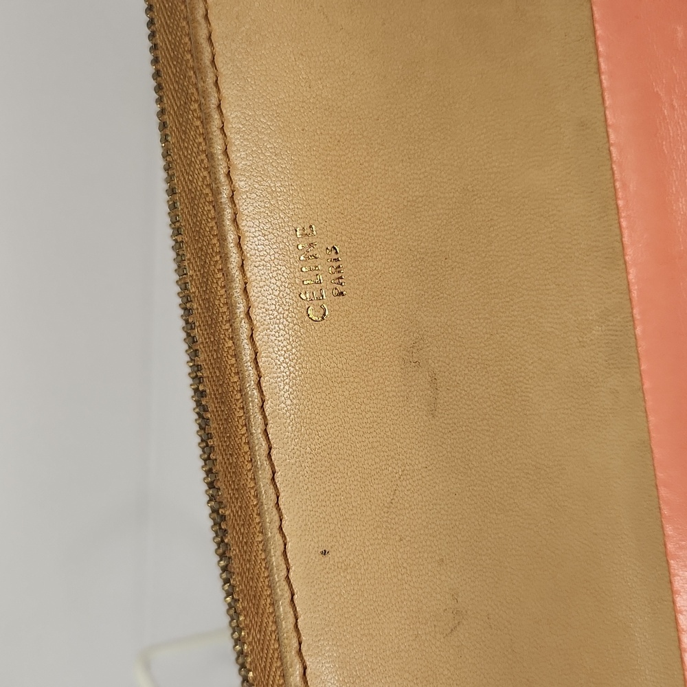Celine Zip Around Wallet Colorblock - Picture 7 of 13
